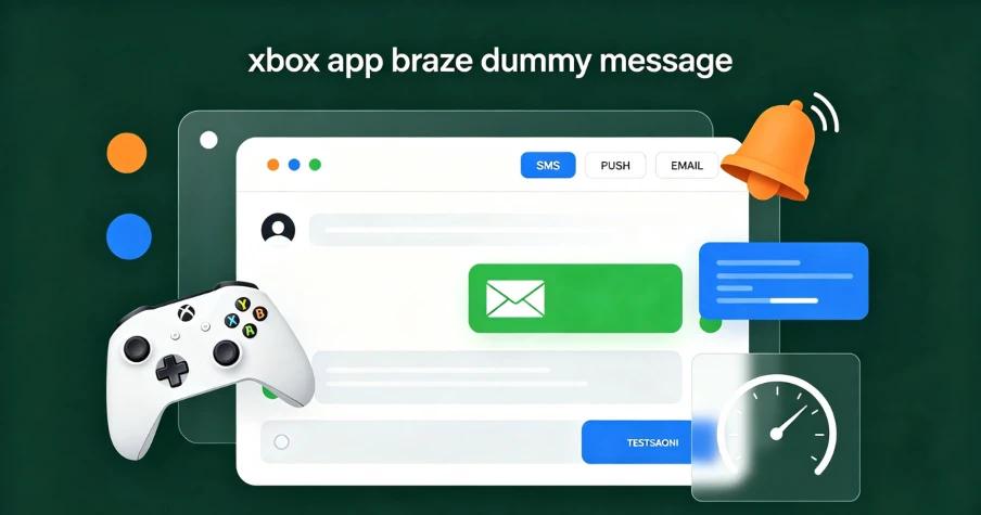 Braze Dummy Message on Xbox: How a Test Notification Flooded Millions of Phones