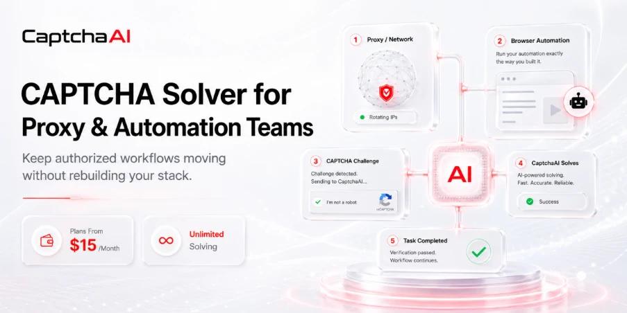 CAPTCHA Solver for Proxy & Automation Teams | CaptchaAI