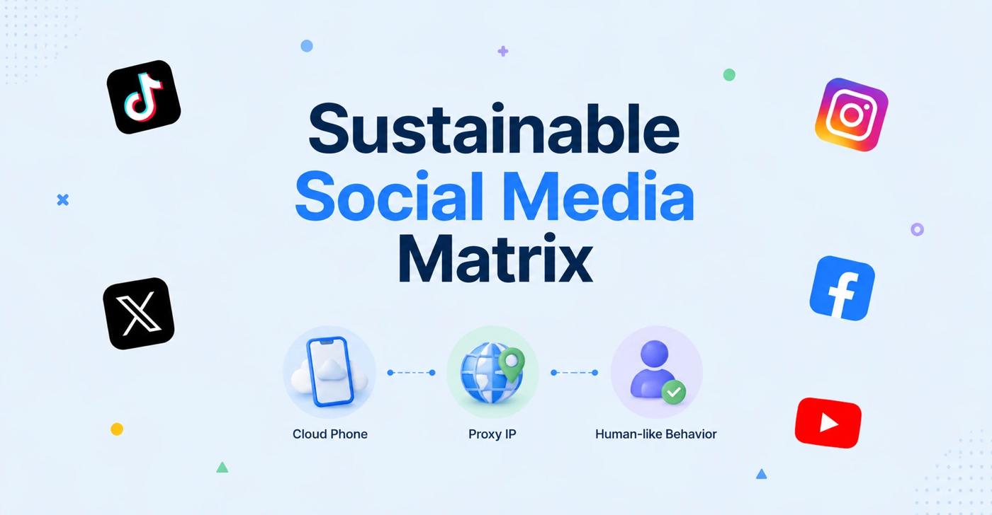 How Cloud Phone and Residential Proxies Drive a Sustainable Social Media Matrix in 2026?