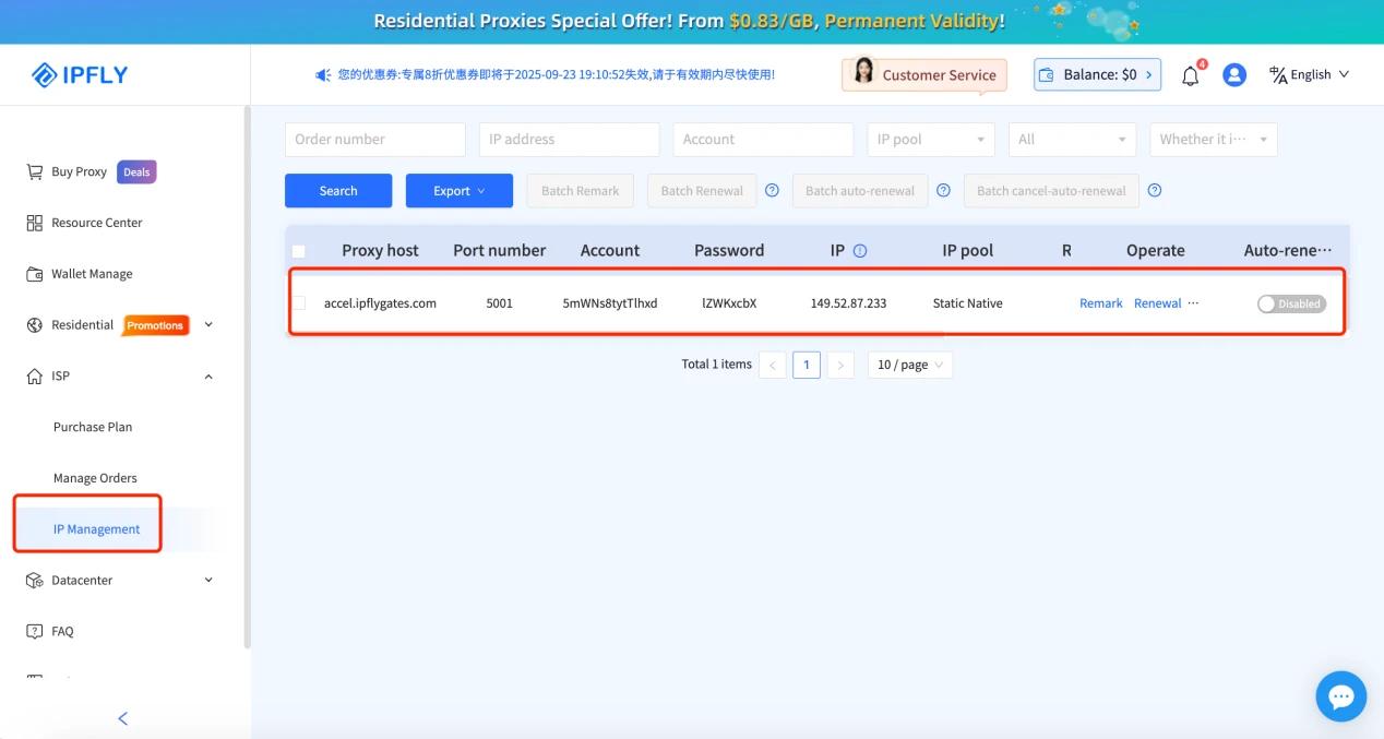 IPFLY Global Proxy Setup Guide for XLogin