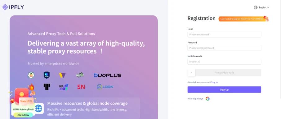 IPFLY Summer Sale | Residential Proxies from $0.56/GB & Static IPs from $1.58