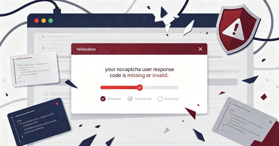 “Your noCAPTCHA User Response Code Is Missing or Invalid” – Causes and Fixes