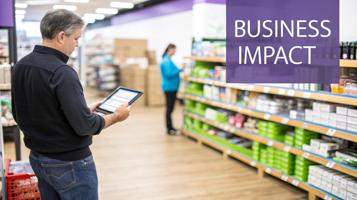 A visual representation of data-driven insights leading to business growth and innovation.