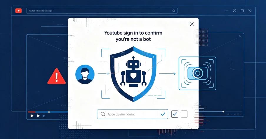 Why Does YouTube Ask You to “Sign in to confirm you’re not a bot”?