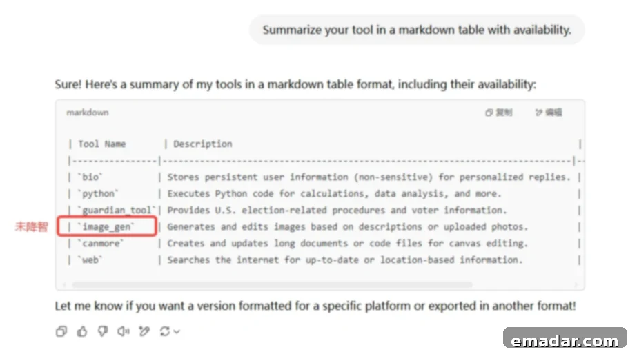 How to detect ChatGPT throttling with a prompt