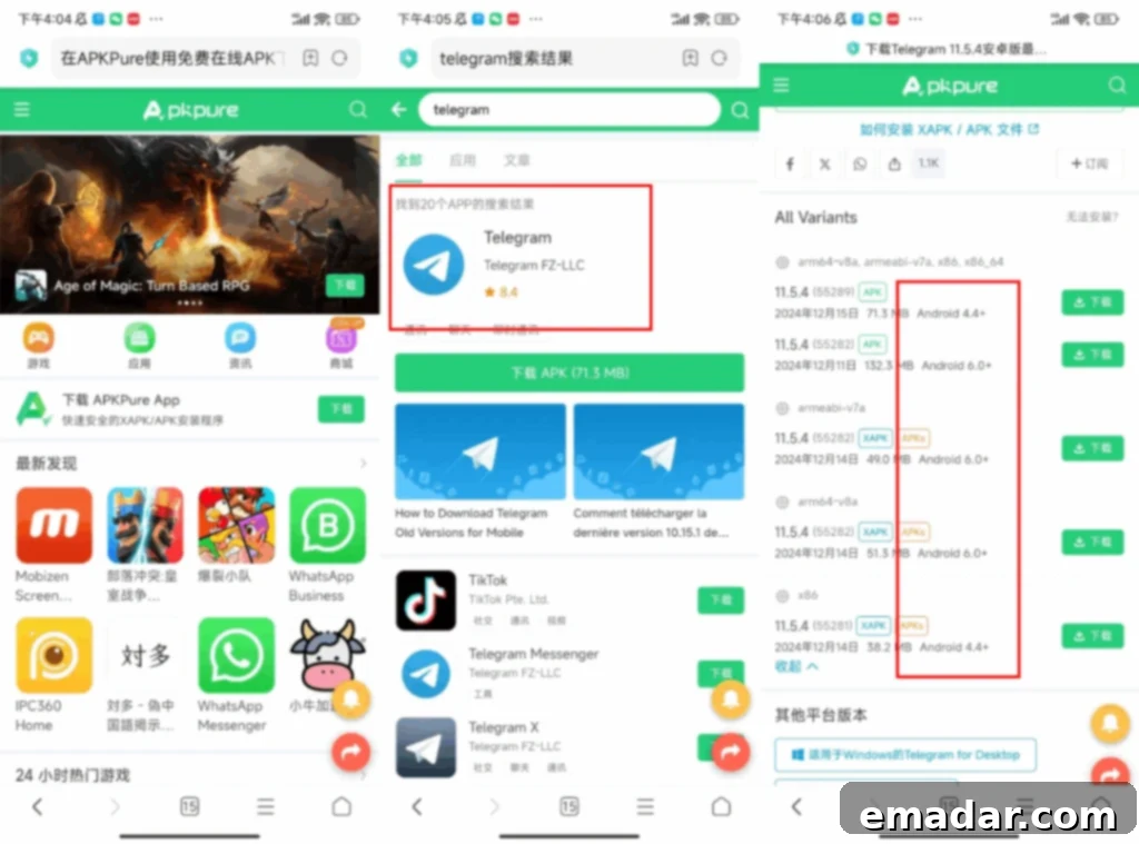 Latest Telegram Download and Registration Tutorial Searching for Telegram on Uptodown