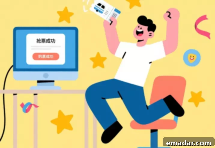 揭秘Ticketmaster抢票:为什么有人能轻松买到? A person looking frustrated at a computer screen showing 'Sold Out' on Ticketmaster