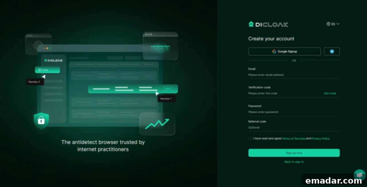 Essential for Overseas Marketers in 2025: DICloak Anti-Detect Browser DICloak Anti-Detect Browser Interface