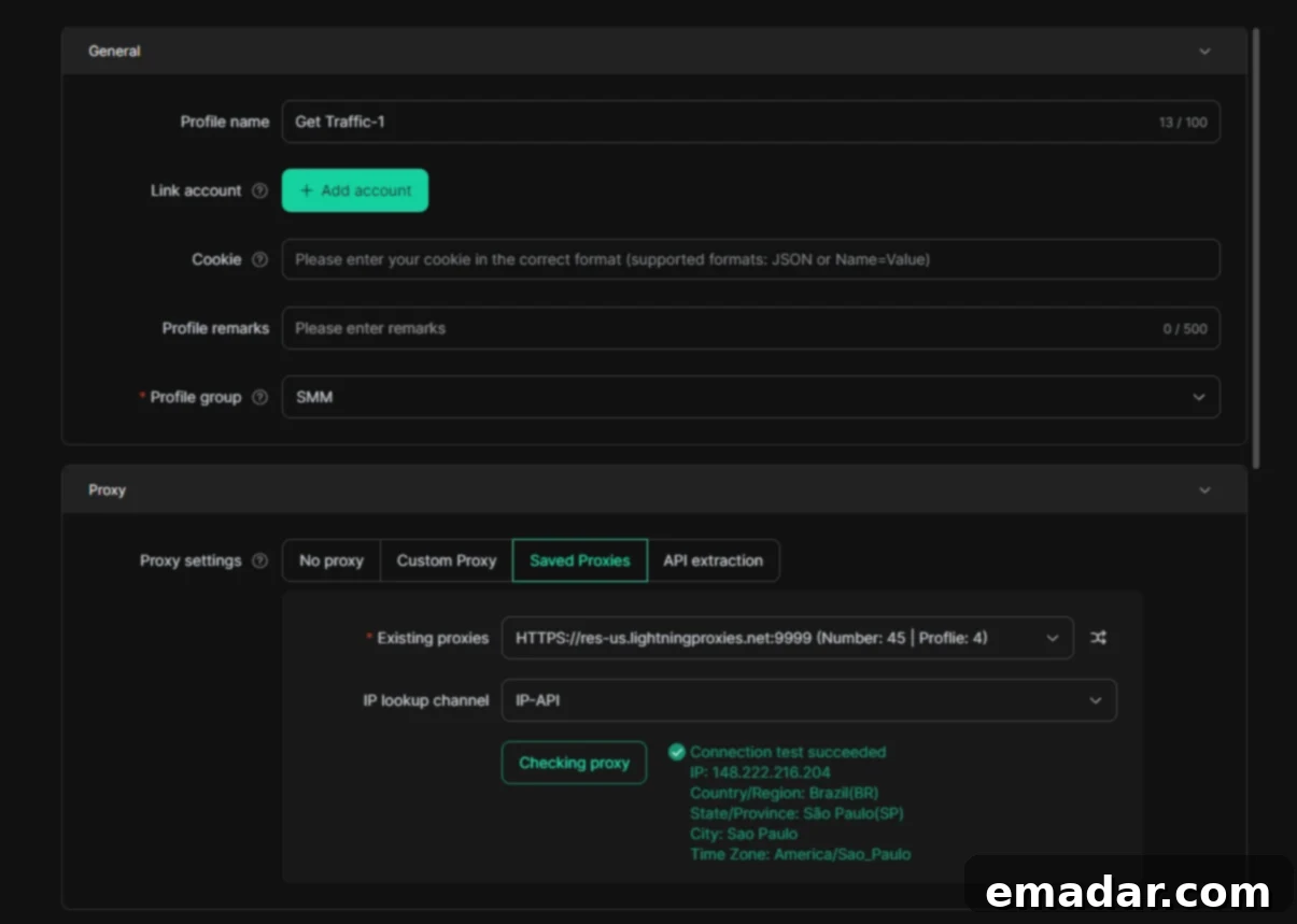 Seamless Proxy Integration for Enhanced Anonymity Configure Proxy Settings