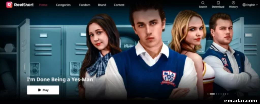 A visual guide to ReelShort registration, login, and usage ReelShort app interface showing drama content