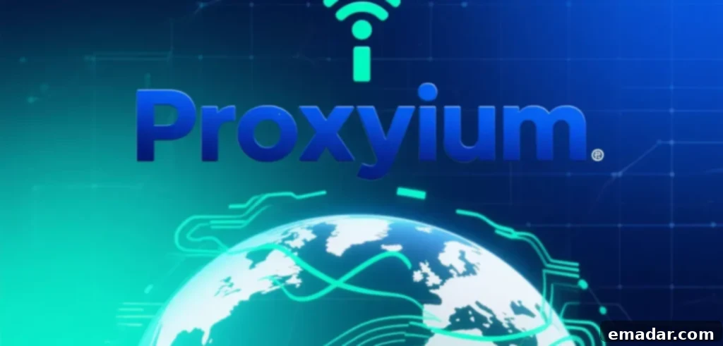 Proxyium and Its Alternatives: Free vs. Premium Proxies for Unrestricted Internet Access A visual representation of Proxyium's role as a free web proxy, illustrating how it helps users bypass internet restrictions. It highlights the comparison between free and premium proxy services for secure and efficient browsing.