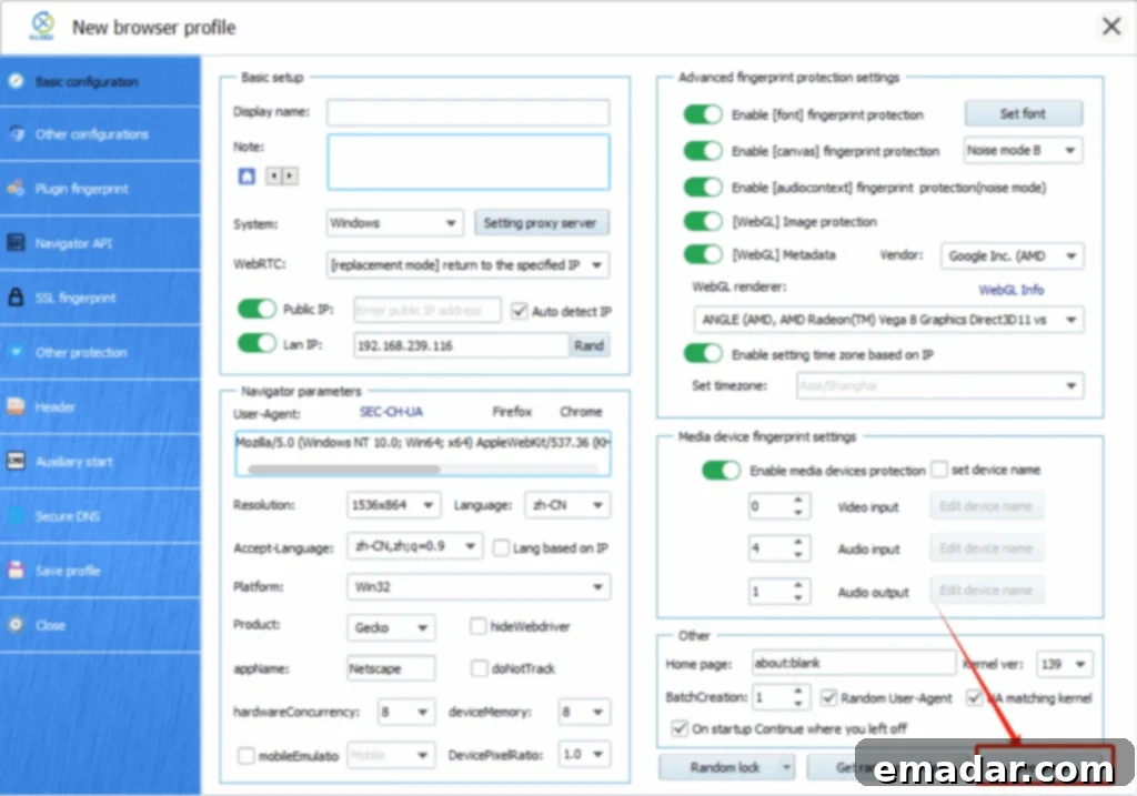 XLogin Save Profile Button