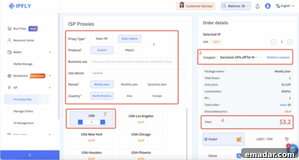 IPFLY Proxy Settings