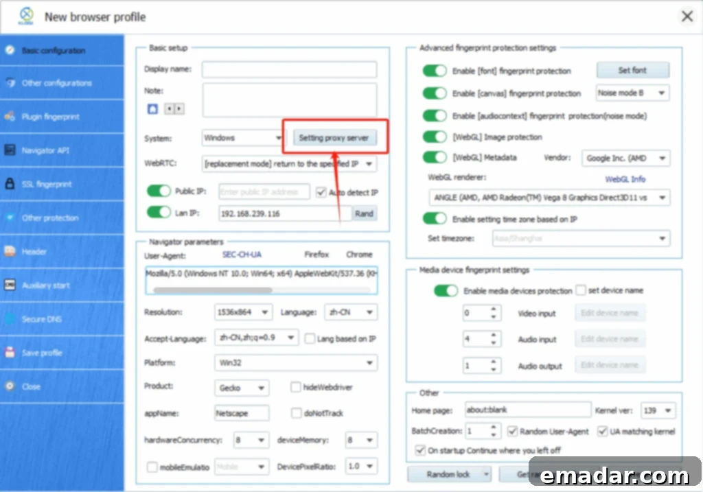 XLogin New Profile Basic Info