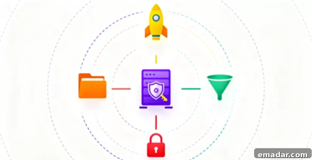Choosing Between Residential and Data Center Proxies: A Comprehensive Guide A visual representation of the decision-making process between residential and data center proxies, showing different use cases and benefits.