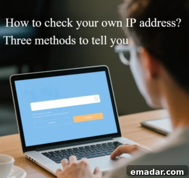 How to check your IP address? 3 Ways to Check Your IP Address A visual representation of an IP address, symbolizing a unique digital identity in the network world.