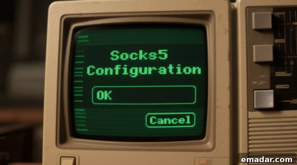 Unlock the Power of SOCKS5 with a Configurator: A Complete Guide A person using a laptop with a SOCKS5 configurator interface, demonstrating online privacy and security.