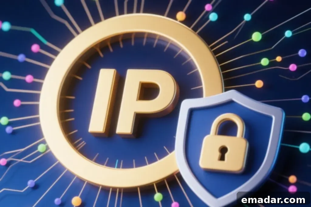 Pure Dedicated IP: The Invisible Competitive Edge for Cross-Border Enterprises (with Selection Guide) A pristine, secure network connection symbolized by a lock icon with digital lines, representing the invisible competitive edge that pure dedicated IPs offer to cross-border enterprises.