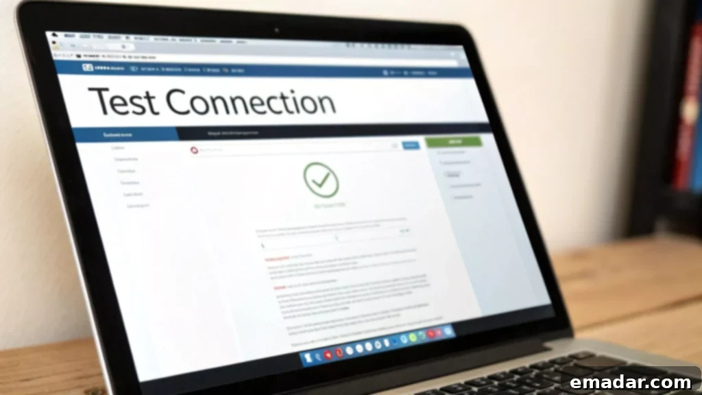 A computer screen displaying an IP address checker website, confirming the proxy connection is active and showing a new IP.