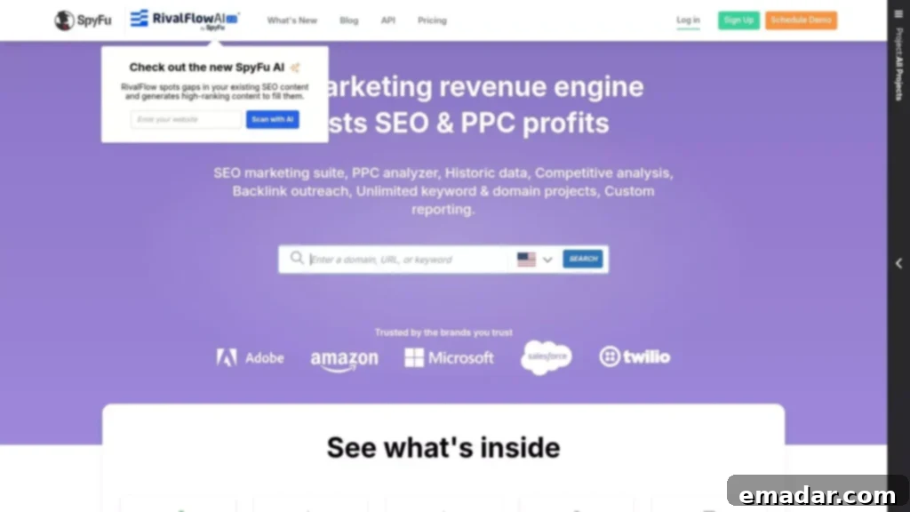 Top 12 Competitor Backlink Analysis Tools in 2025 SpyFu Backlink Kombat Interface