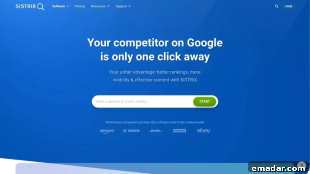 Top 12 Competitor Backlink Analysis Tools in 2025 SISTRIX Visibility Index and Backlink Analysis