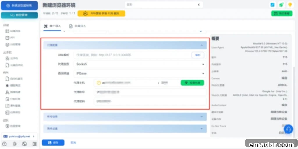 NestBrowser - Proxy Configuration and Verification