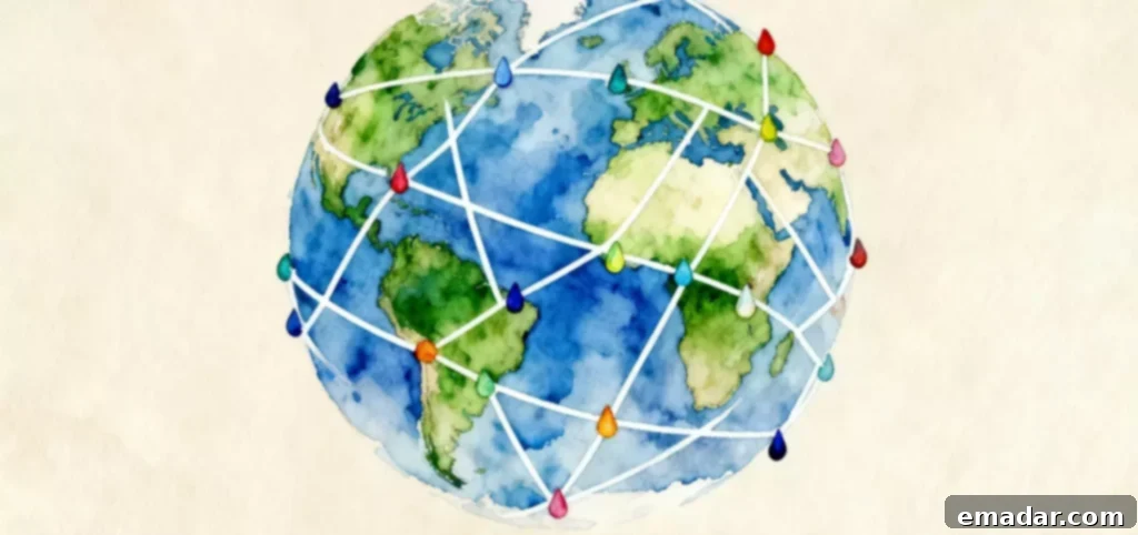 A detailed diagram illustrating the functionality and interconnectedness of universal unlockers with various digital barriers. Universal Decoder Details: Principles of IP Avoidance and Global Access Dynamics