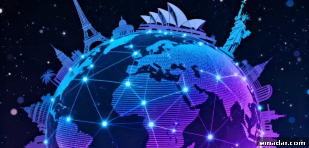 Reverse Rotating Proxies Explained: Unraveling Network Science for Reliable Connectivity Conceptual image illustrating the network flow through reverse rotating proxies, enhancing anonymity and load balancing.