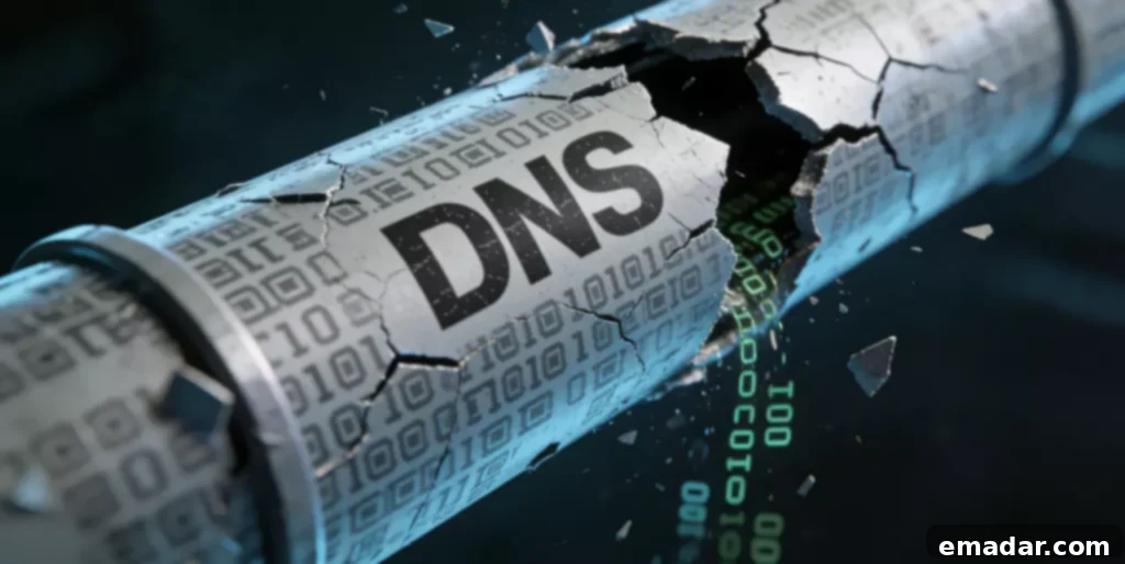 Why Does DNS Leaking Occur? Unveiling the Culprits Behind DNS Leaks 2 Illustration depicting DNS leakage