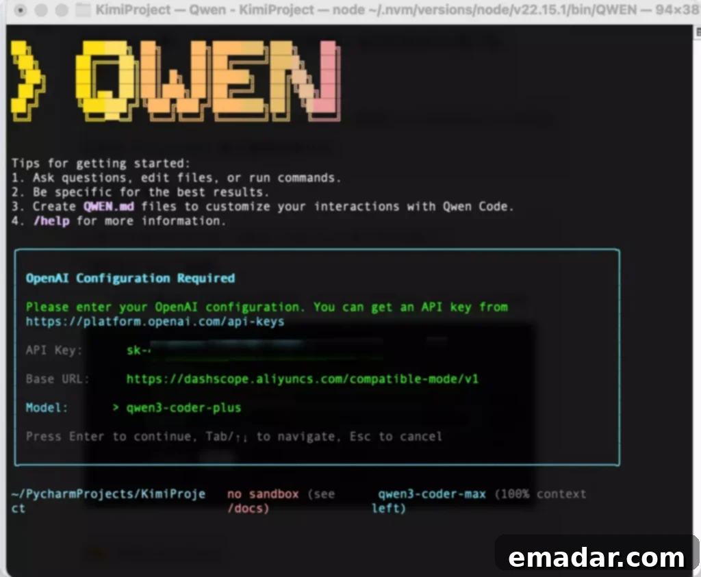 Running a Simple Qwen Agent