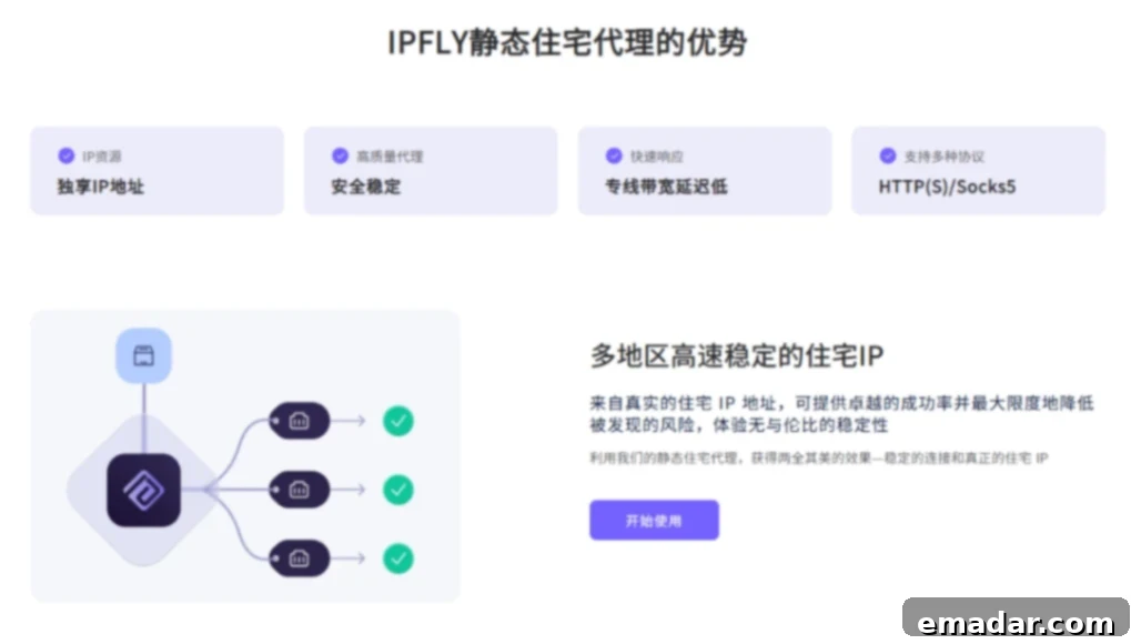 IPFLY Static Residential IP Product Feature Deep Dive | Core Capabilities for Building a Stable and Trustworthy Network Identity