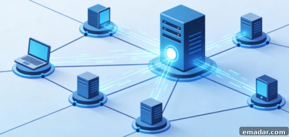 Movierulz Proxy Explained: Bypassing Restrictions with IPFLY Solutions A visual representation of a proxy server bypassing digital restrictions to access content.